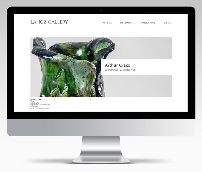 Lancz Gallery website